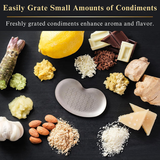 Wablade Japanese Grater Plate for Ginger & Wasabi, 3.4", Made in Japan