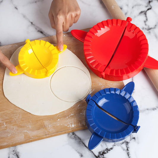 BTaT- Dough Press Set, 3 Pack, Dumpling, Empanada, Pastry & Turnover Press