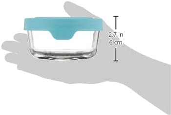 Anchor Hocking TrueSeal 10-piece Glass Food Storage Containers with Airtight Lids, Mineral Blue
