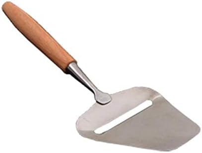 Cheese Slicer Plane Stainless Steel Cutter Spatula Server Wood Handle