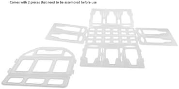 Marketing Holders Condiment Caddy Six Pack Soda Beer Coffee Hot or Cold Beverage Slotted Compartment Beverage Caddie BBQ Bar Water Outdoor Tailgating Carrier Plastic Carry Station