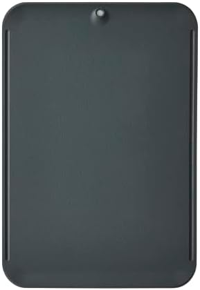 Premium Upgraded doblé Non-Scratch Flexible Cutting Board for Chopping, Scratch Free, Juice Grooves with Easy Grip Handle, Non-Slip Dishwasher Safe for Kitchen 9.3" x 13.7" (Deep Black)