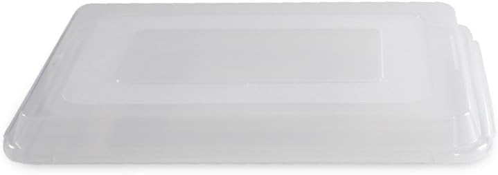 Nordic Ware Naturals Half Sheet Set - USA Made Aluminum Commercial Quality Sheet Pan for Baking or Roasting, Encapsulated Galvanized Steel Rim Prevents Warping, 2pk Half + Lid