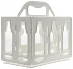 Marketing Holders Condiment Caddy Six Pack Soda Beer Coffee Hot or Cold Beverage Slotted Compartment Beverage Caddie BBQ Bar Water Outdoor Tailgating Carrier Plastic Carry Station