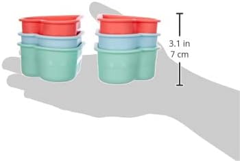 LURCH Germany Flexiform Silicone Muffin Cupcake Cases - Set of 12 - Pink/Green/Blue