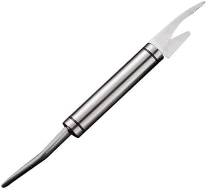 Shrimp Deveining Tool, 2025 New 5 in 1 Multifunctional Shrimp Line Fish Maw Knife with Cleaning Cloth, 304 Stainless Steel Shrimp Peeler, Fish Scale Remover, Kitchen Fish and Shrimp