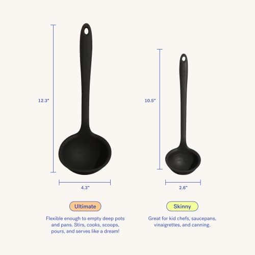 GIR Premium Silicone Ladle Serving Spoon – Ultimate, Slate