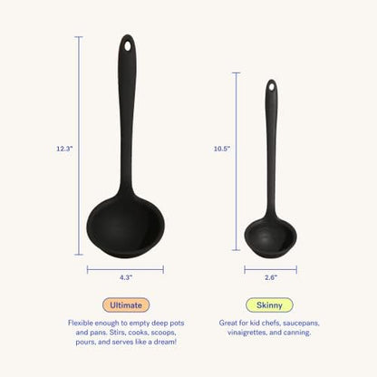 GIR Premium Silicone Ladle Serving Spoon – Ultimate, Slate