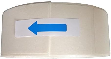 L LIKED Blank White 1 x 2 Inch Dissolvable Labels for Food Rotation Prep roll of 500 (1 Rolls)