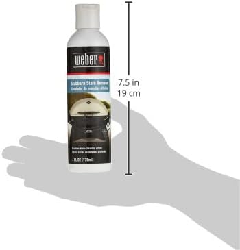 Weber Stubborn Stain Remover Grill Cleaner, Black – Heavy‑Duty Cleaner for Tough Grease & Exterior Grill Stains