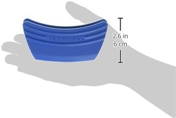 Le Creuset Silicone Set of 2 Handle Grips, 5" x 2 1/2" each, Black