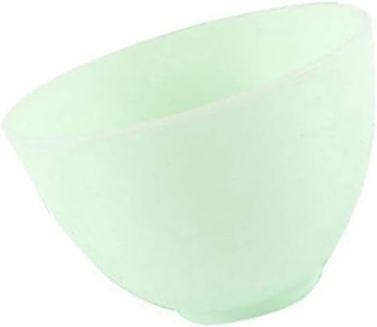 Didiseaon Odorless Anti-drop Silicone Mixing Bowl for Facial Masks Cooking Flexible Microwave Dishwasher Safe for Ingredients Sauces Medium Green