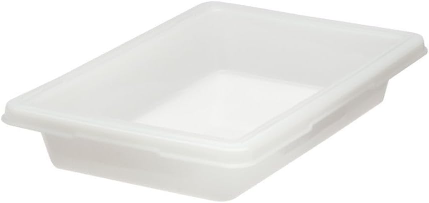 Rubbermaid Commercial Products Polycarbonate Food Storage Box/Tote, 2 Gallon, Clear, for Restaurant/Kitchen/Cafeteria
