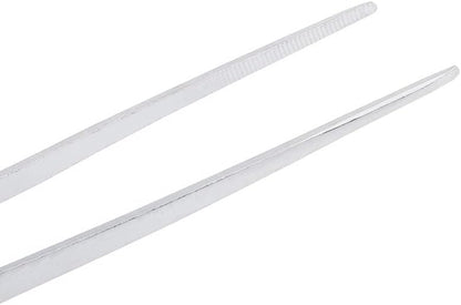 16cm + 20cm Stainless Steel Offset Tweezers Tongs Set for Kitchen Culinary Tweezers