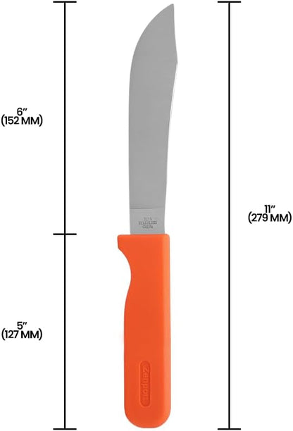 Zenport Crop Harvest Knife, Lettuce Trimmer, 7.25-Inch Blade