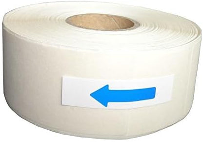 L LIKED Blank White 1 x 2 Inch Dissolvable Labels for Food Rotation Prep roll of 500 (1 Rolls)