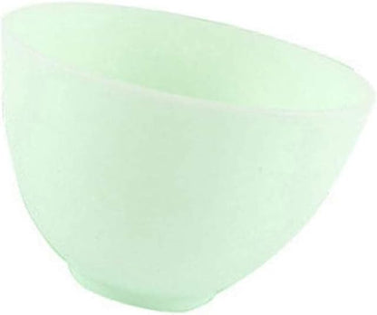 Didiseaon Odorless Anti-drop Silicone Mixing Bowl for Facial Masks Cooking Flexible Microwave Dishwasher Safe for Ingredients Sauces Medium Green