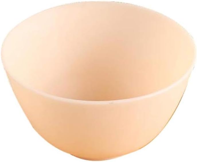 Didiseaon Odorless Anti-drop Silicone Mixing Bowl for Facial Masks Cooking Flexible Microwave Dishwasher Safe for Ingredients Sauces Medium Green