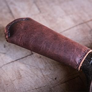 Leather Cast Iron Pan Handle Cover (Standard 4.5")