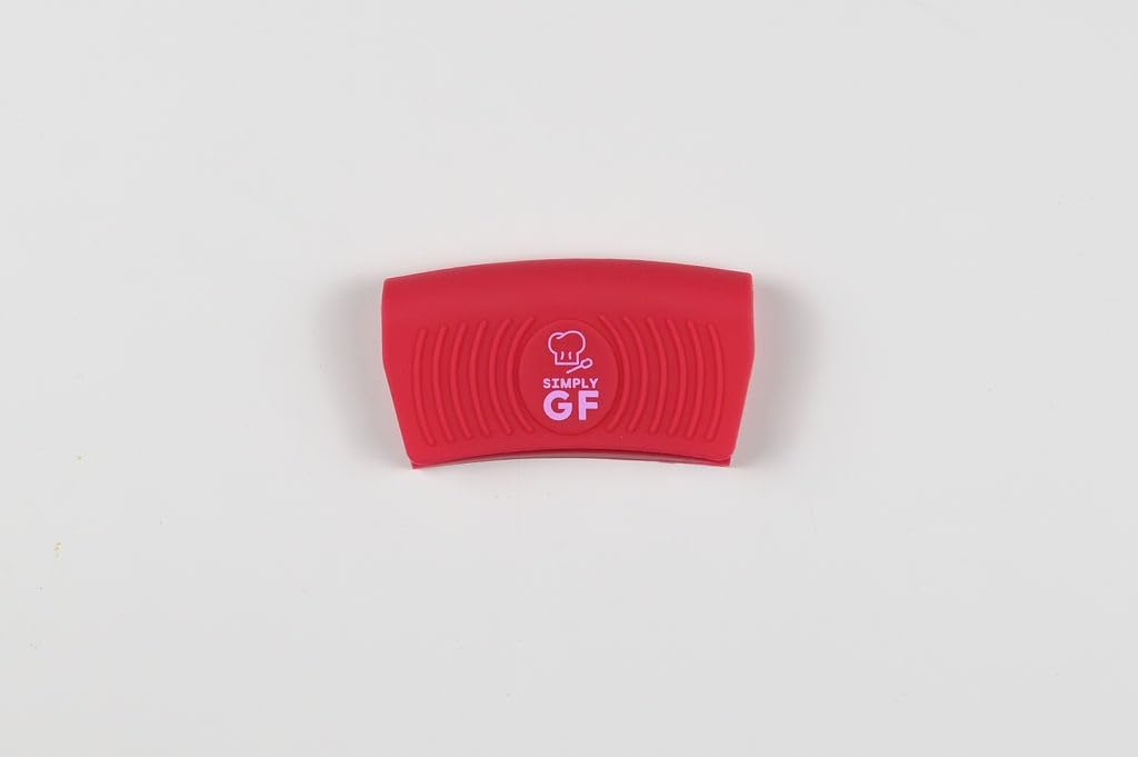 Silicone Pot Handle Covers: Non Slip, BPA Free & Heat Resistant Cast Iron Skillet Handle Covers - Silicone Pan Handles Sleeve, Clearly Labeled Gluten-Free, 4 Pack