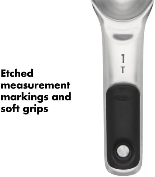 OXO Good Grips 4 Piece Stainless Steel Measuring Cups with Magnetic Snaps