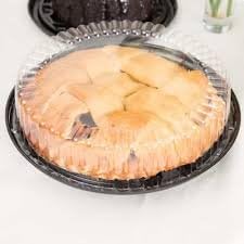 KitchenDance D & W Finepack Disposable Pie Carrier with High Dome Plastic - 9 Inches Reusable Pie Container for Creme Pies, Fancy pies - Perfect for Storing, Serving, Displaying Creations - WJ43, 10 Count