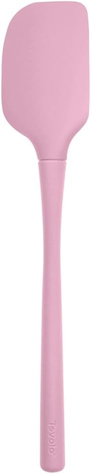 Tovolo Flex Core 5 Piece Silicone Spatula Set Heat Resistant All Silicone Utensils Include Non Stick Spatula Spoonula Jar Scraper, Dishwasher Safe BPA Free Spatulas for Baking Mixing, White