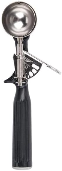 Vollrath 2-2/3 oz Stainless Steel Disher - Size 12,Green