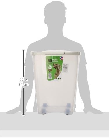 Van Ness 50-Pound Food Container with Fresh-Tite Seal and Wheels