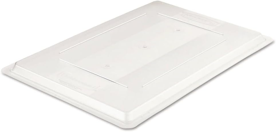 Rubbermaid Commercial Products Polycarbonate Food Storage Box/Tote, 2 Gallon, Clear, for Restaurant/Kitchen/Cafeteria