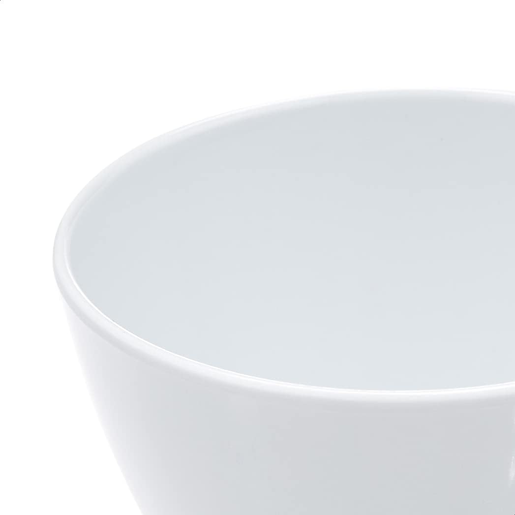 Amazon Basics Mixing Bowls with Lids, Nesting Melamine Serving Bowls, Non-Slip Base, BPA Free, Dishwasher Safe, 5 Sizes, Blue and White Floral, Set of 10