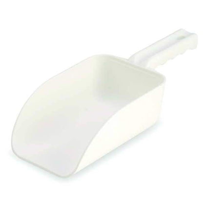 Remco 6400X Color-Coded Plastic Hand Scoop - BPA-Free, Food-Safe Scooper, Commercial Grade Utensils, Restaurant and Food Service Supplies, Large 32 Ounce Size, White