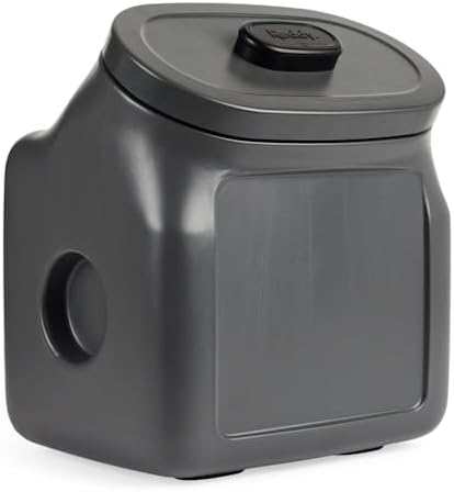 Reddy by Petco Black Airtight Food Storage Container for Dogs Large 50 lbs.