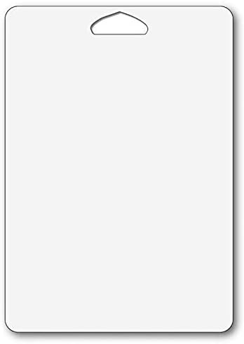 Cut N' Funnel Clear Non-Slip Flexible Plastic Cutting Board Mat 16" by 12" Made in the USA BPA Free Dishwasher Safe