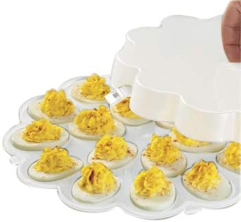 KB KITCHEN BASICS Kitchen Basics Devilled Egg Carrier With Lid - White