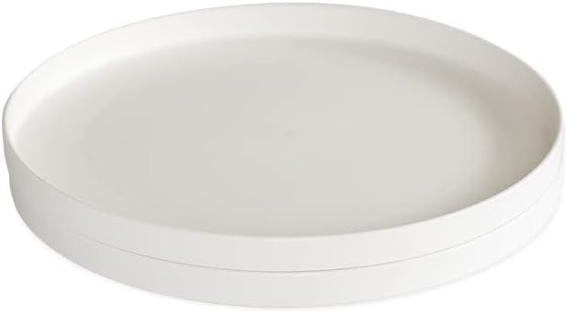Nordic Ware Divided Meal Tray with Lid, White, Microwave Safe Polypropylene
