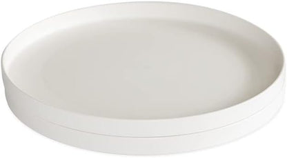 Nordic Ware Divided Meal Tray with Lid, White, Microwave Safe Polypropylene