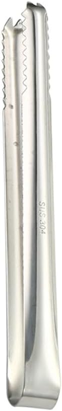 2 Pcs 304 Stainless Steel Ice Tongs, 6 inches Ice Tube Tongs for Ice Bucket Ice Sugar Cubes Coffee Bar Food Serving etc