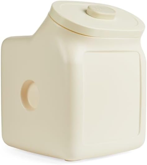 Reddy by Petco White Airtight Food Storage Container for Dogs Medium 25 lbs.