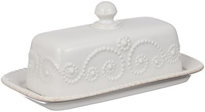 Lenox French Perle White Chip and Dip Tray
