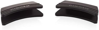 Le Creuset Silicone Set of 2 Handle Grips, 5" x 2 1/2" each, Black