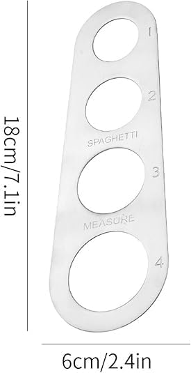 Silvery Spaghetti Measurer, Stainless Steel Spaghetti Measurer Measuring Tool Pasta Portion Control Gadgets Portion Cooking Tool for Pasta and Noodles Creative, Cook's Tool and Gadget Sets