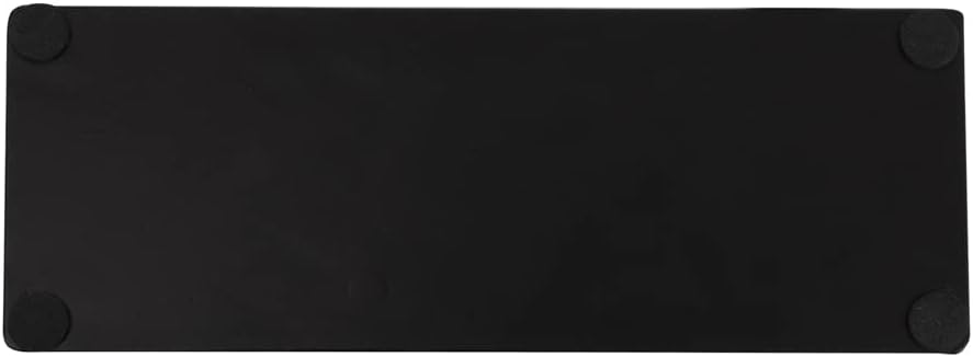 RW Base Black Iron Horizontal Portion Cup / Lid Organizer - 3 Section - 8 1/4" x 3" x 6" - 1 count box