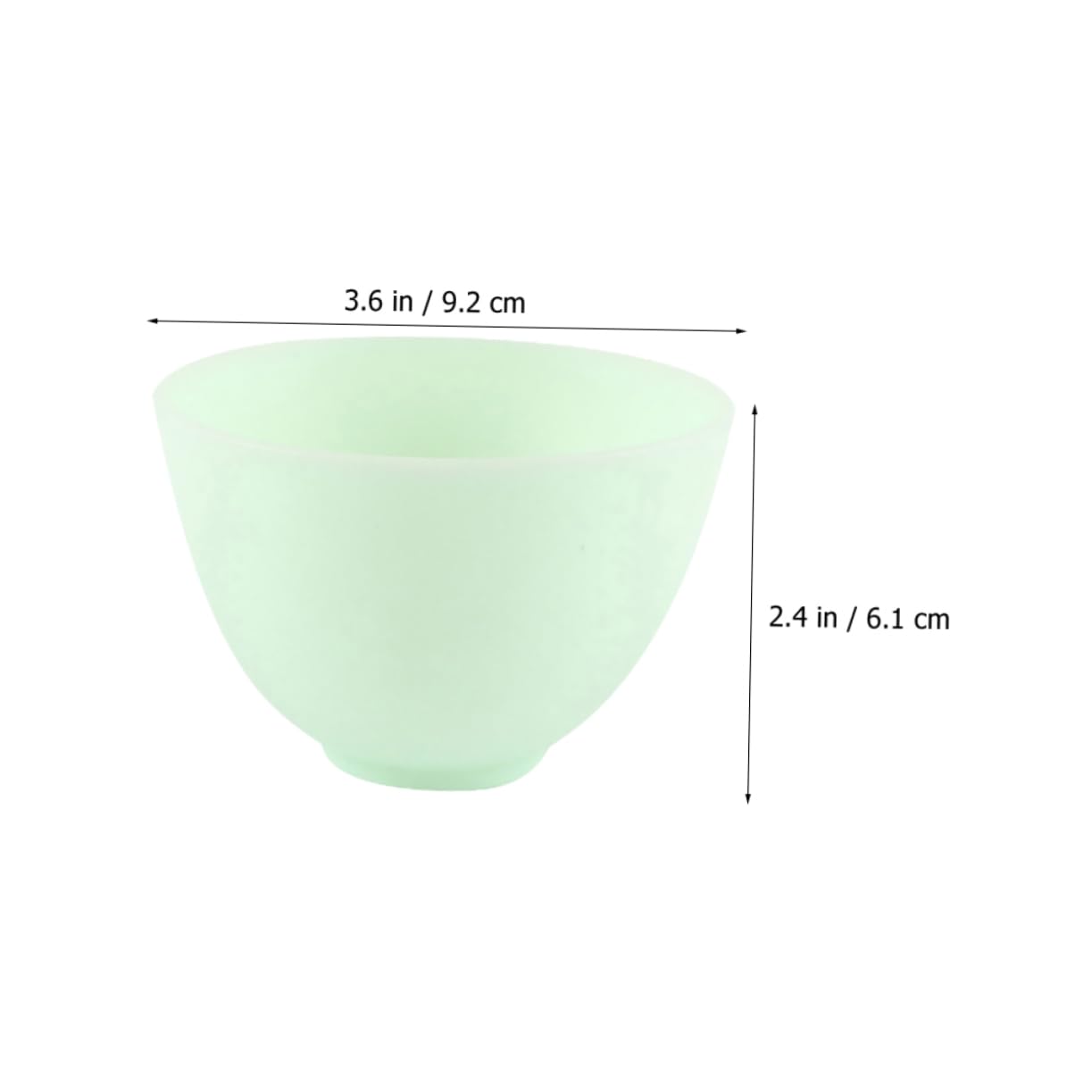 Didiseaon Silicone Mask Mixing Bowl Set 5pcs Facial Mask Mixing Bowl Spa Supplies Non-slip Easy to Clean