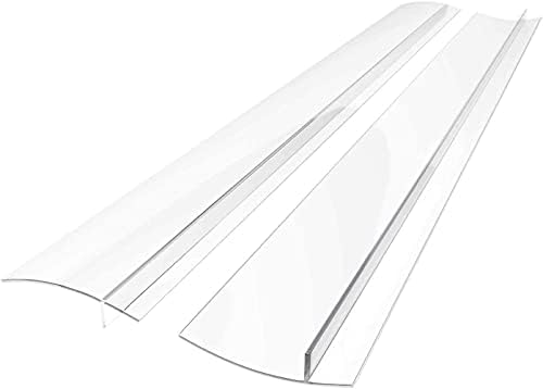 Silicone Oven Guards for Racks (3 Pack) and 30 Inch Silicone Stove Gap Covers (Clear, 2 Pack), Bundle
