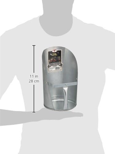 Little Giant 4-Quart Galvanized Feed Scoop