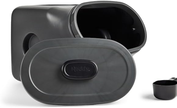 Reddy by Petco Black Airtight Food Storage Container for Dogs Large 50 lbs.