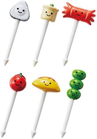 Torune Food Picks Bento Lunch Accessories Japanese Side Dish Picks 6 pcs