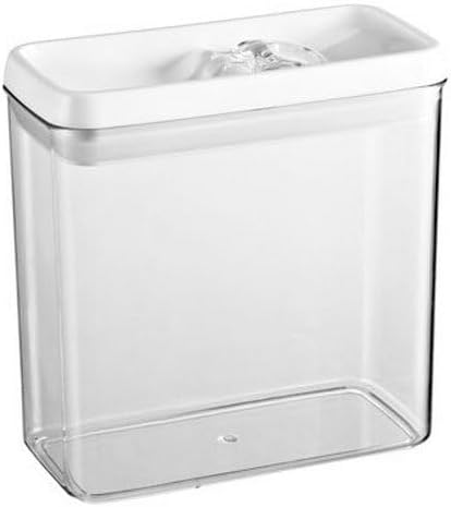 Felli Flip Tite Acrylic Food Storage Rectangular Canister, 91 oz.