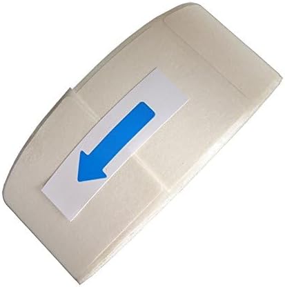 L LIKED Blank White 1 x 2 Inch Dissolvable Labels for Food Rotation Prep roll of 500 (1 Rolls)